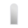 Arched Full-Length Mirror with White Frame - Elegant and Stylish Home Décor